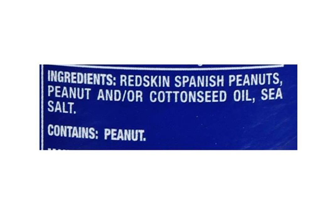 Planters Redskin Spanish Peanuts    Tin  354 grams